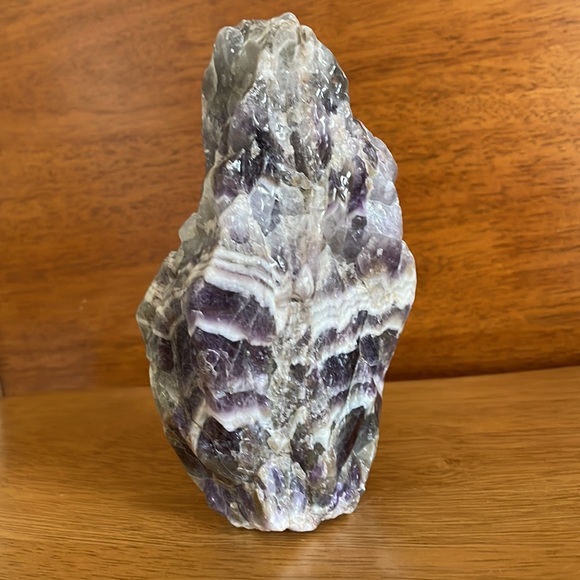 Beautiful Natural Freestanding Chevron Amethyst Crystal - Picture 3 of 7